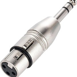 MR DJ XFTRS 1/4" TRS to Balanced XLR Female Adapter