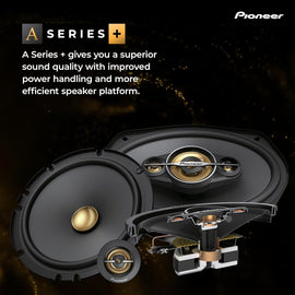 Pioneer TS-A6971F 4-Way 6x9" 600W Full Range Coaxial Car Audio Speakers