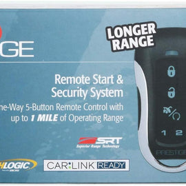 Prestige APS787Z One-Way Remote Start / Keyless Entry and Security System with up to 1 Mile Operating Range + Absolute Magnet Holder