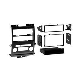 Metra 99-7428B Double-DIN Car Stereo Black Dash Kit - Compatible Fits for Frontier/Xterra 2009-2012 with Tech Option
