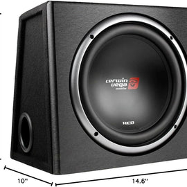 Cerwin Vega XE10SV XED Series 10" Subwoofer Vented Enclosure