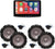 Alpine ILX-F509 9" Multimedia Receiver & 2 Pairs SXE-1751S 6.5" Component Set