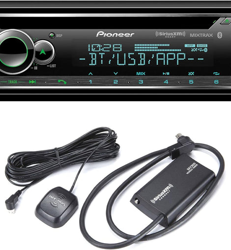 Pioneer DEH-S6220BS 1-DIN In-Dash CD/DM and Bluetooth SXV-300v1 Sirius/XM Tuner