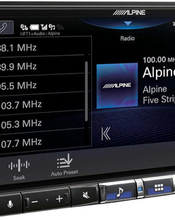 Alpine iLX-507 7" Multimedia Receiver Wireless Apple CarPlay & Wireless Android Auto & 2 Pairs Alpine SXE-6926S 6x9 Coax Speakers w/Power Pack