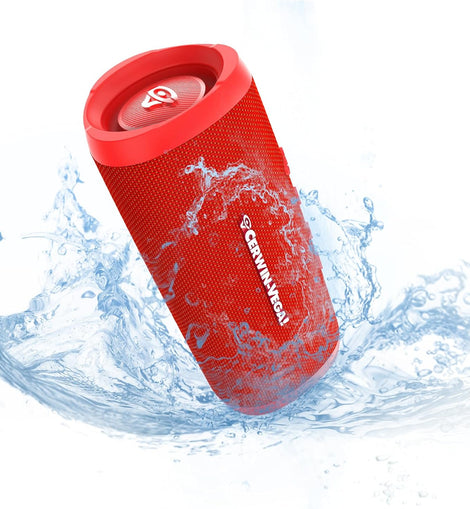 Cerwin Vega VMRD Vega Mini Red Portable Compact Powerhouse Bluetooth Speaker