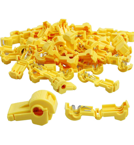American terminal ATT1210Y 12/10 Gauge T-TAP Insulated Nylon Wire Connectors