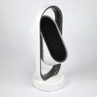 2-in-1 PTC Ceramic Heater & Fan Remote 3 Modes Safety Grid White