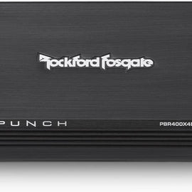 Rockford Fosgate PBR400X4D 400W Compact 4 Channel Punch Class D Amplifier 50 watts RMS x 4