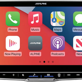 Alpine ILX-F509 Halo9 9" Multimedia Touchscreen Receiver w/ 2 Pairs Alpine SXE-1751S 6.5" Component Set & Power Pack