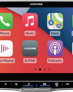Alpine ILX-F509 Halo9 9" Multimedia Touchscreen Receiver & 1 Pair Alpine SXE-6926S 6x9 Coax Speakers