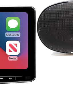 Alpine ILX-F509 Halo9 9" Multimedia Touchscreen Receiver & 1 Pair Alpine SXE-6926S 6x9 Coax Speakers