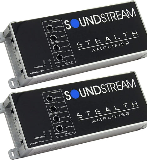 2 ST4.1200D Stealth 4Channel Class D Motorcycle Car Audio Amplifier