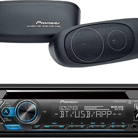 Pioneer DEH-S4220BT Car Audio CD Receiver Built-in Bluetooth & TS-X200 Speaker