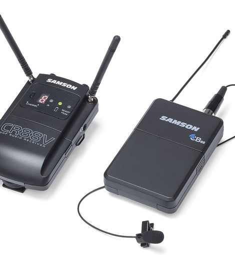Samson SWMC88XVBLM10-K Technologies Concert 88 Camera System v2 with LM10 Lavalier Microphone, K Band