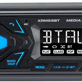 Dual XRM59BT Single-DIN in-Dash All-Digital Media Receiver with Bluetooth