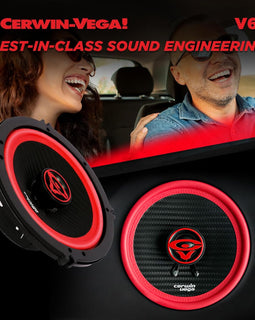 Cerwin Vega V652 2025 Edition - 6.5" 2-Way Coaxial Full Range Speakers (2Ω)