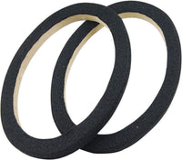 2 15" Black Carpeted MDF Car Stereo Speaker Woofer Subwoofer Sub Ring Spacer