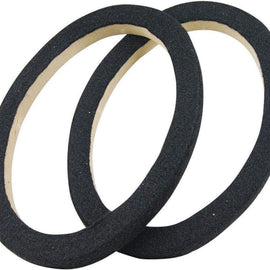 2 15" Black Carpeted MDF Car Stereo Speaker Woofer Subwoofer Sub Ring Spacer