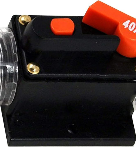 Absolute ICB40 4/8 AWG 40 Amp In-line Circuit Breaker with Manual Reset