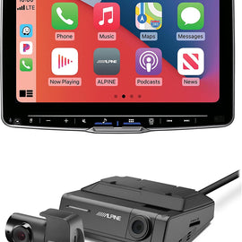 Alpine Halo9 iLX-F509 Digital multimedia receiver 9" touchscreen with DVR-C320R Dash Camera