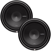 2 Rockford Fosgate P2D4-12 Punch 12" Dual 4 ohm Car Audio Subwoofers