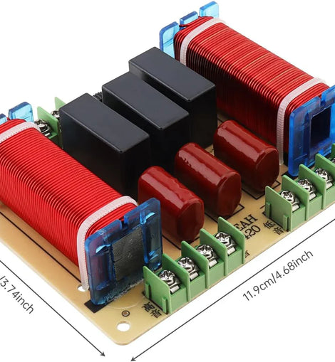 MR DJ 3-WAY Replacement Speaker Crossover 1200W Fit JBL Peavey Cerwin Vega Pyle-Pro Mr DJ Many Other Brands