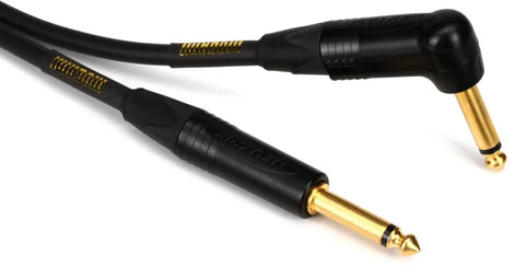 Mogami GOLD INSTRUMENT-03R Straight to Right Angle Instrument Cable - 3 foot