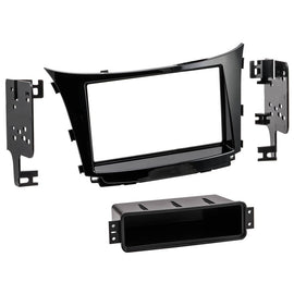 Metra 99-7379HG Single DIN and Double DIN Stereo Dash Kit - Compatible Fits for Hyundai Elantra GT (with factory navigation) 2013-2015