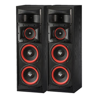 2 Cerwin-Vega XLS-28 Dual 8" 3-Way Home Audio Floorstanding Floor Tower Speaker