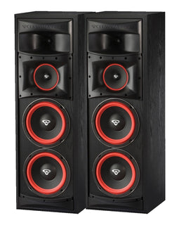 2 Cerwin-Vega XLS-28 Dual 8" 3-Way Home Audio Floorstanding Floor Tower Speaker