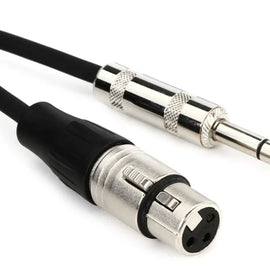MR DJ CQSXF3 3' Pro PA DJ Karaoke XLR Female to 1/4" TRS Stereo Male Plug Audio Balanced Microphone Cable
