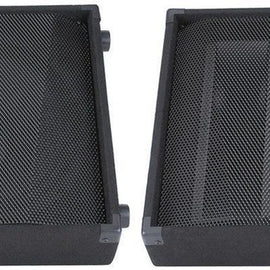 2 Peavey PV 12M Pro Passive 12" Stage Monitor Speaker & 1/4" to Speakon Cables