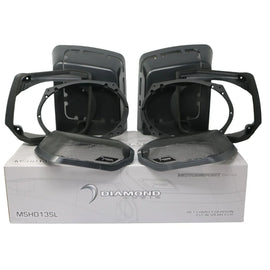 Diamond Audio MSHXM69F2BKLK13 Cut In Speaker Lid Kit with HXM69F2BK (2Ω)