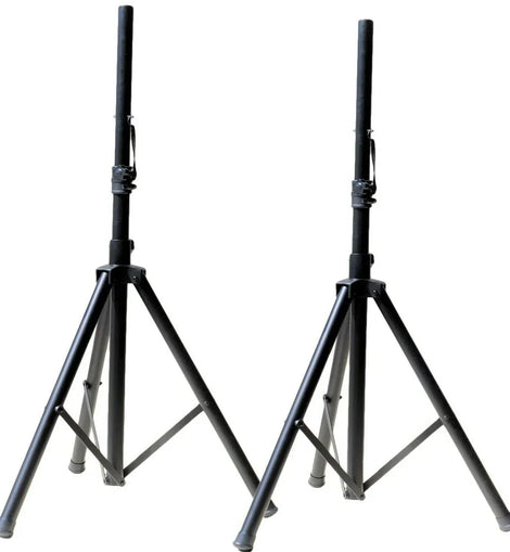 NEW PAIR OF MR DJ TRIPOD DJ PA SPEAKER STANDS ADJUSTABLE HEIGHT STAND