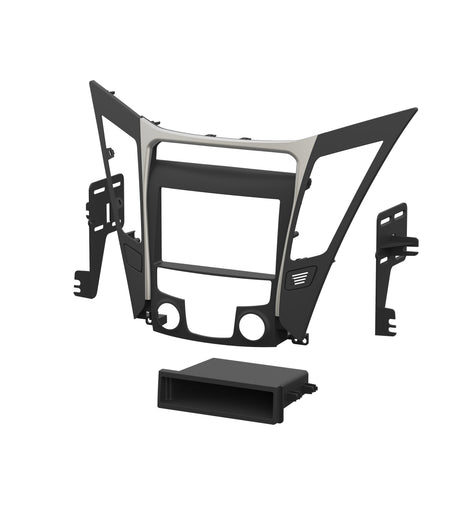Metra 99-7342 Single/Double-DIN Car Stereo Dash Kit - Compatible Fits for Hyundai Sonata 2011-2014 (w/o NAV)