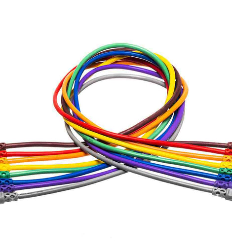 Hosa CMM-815 Unbalanced Patch Cables, 3.5 mm TS to Same - 6 Inch