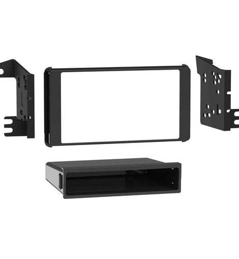 Metra 99-7019 Double-DIN Car Stereo Dash Kit - Compatible Fits for Mitsubishi Mirage 2017-2022 / Mirage G4 2017-2022