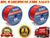 Two Red 1/0 Gauge 50' Pro Xtreme Twisted Power / Ground Battery Wire Cables