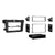 Metra 99-7520B Single/Double-DIN Car Stereo Black Dash Kit - Compatible Fits for MAZDA CX-7 10-12