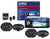 Absolute DMR-475 4.8" DVD/MP3/CD Multimedia Player Receiver + 2 Pairs Pioneer TS-A6966R 6x9" Speakers + TW600 Tweeter
