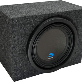 Alpine S-W10D4 10" Type S Car Audio Subwoofer with Absolute SS10 Custom Sub Box Enclosure Package