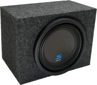Single Sealed 10" Alpine S-W10D4 Car Audio Subwoofer Custom Sub Box Enclosure
