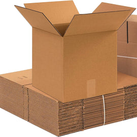 10 Pack Shipping Boxes 20"L x 20"W x 20"H Corrugated Cardboard Box for Packing Moving Storage