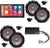 Alpine iLX-407 7-Inch Multimedia Receiver Apple Carplay and Android Auto w/ 2 Pairs Alpine SXE-1751S 6.5" Component Set & Power Pack