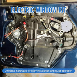 DC Sound DC-HW800 Universal Electric Power Window Conversion Kit for 4-Door Vehicles