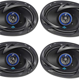 2 Pairs AUTOTEK ATS693 800W Peak (400W RMS) 6"x9" ATS Series 3-Way Coaxial Car Speakers