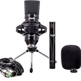 CAD Audio GXL1800SP Studio Pack with GXL1800 Side Address & GLX800 Small Diaphragm Mic - Perfect for Studio, Podcasting & Streaming