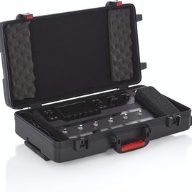 Gator Cases  GHELIXFLOOR ATA Style Case for the Line 6 Helix Multi-FX Floor Processor with Wheels