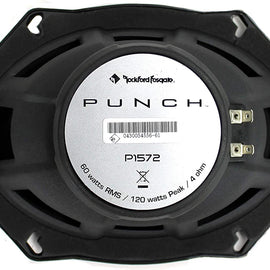 4 Rockford Fosgate P1572 5x7" Punch Series 2-Way Coaxial Full Range Car Speakers