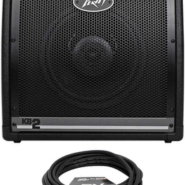 Peavey KB 2 50 Watt Keyboard Amplifier Combo Speaker & PV 20' Ft. 1/4" to 1/4' Cable